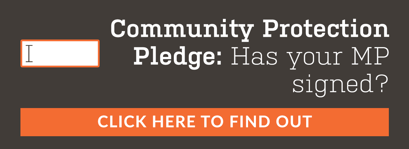 Community Protection Pledge: Has your MP signed? Mobile Banner